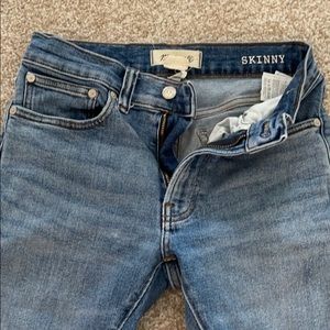 Madewell skinny light wash